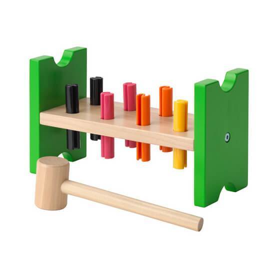 690: Ikea toy hammering block 