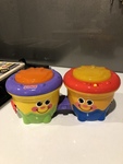 782: Fisher price go baby go crawl along drum roll