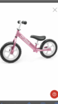 Cruzee balance bike pink 