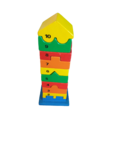 Wooden Number Tower