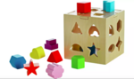 PlaySmart Wooden Shape Sorter