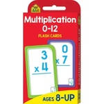 25016: School Zone: Multiplication 0-12 Flash Cards (2017 Ed)