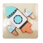 25030: Wooden Rocket Puzzle