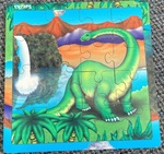 GREEN DINO PUZZLE