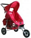 PINK THREE WHEELED PRAM