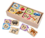 Alphabet Wooden Puzzle Cards