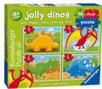 Jolly Dinos My First Puzzle 2 3 4 5pc