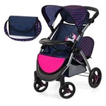 Twin Stroller with Hearts