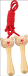 Bear skipping rope