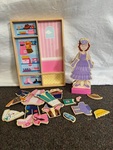 I069: Wooden dress up Doll