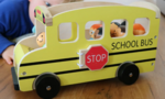 E046: School Bus and People