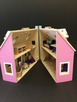 Fold & Go Wooden Doll House