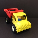 Dump truck with Driver