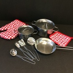 0291: Cookware set, stainless steel