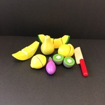 Wooden Food Set with Knife