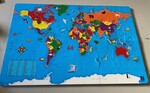 World Map Floor Foam Puzzle