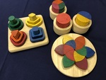 VHF- 1072: Wooden Shape Puzzles