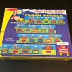 123 Train Floor Puzzle