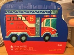 A355: Puzzle,  Floor Puzzle,  Vehicles (Crocodile Creek)