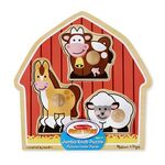 Puzzle, Barnyard Animals Knob (Melissa & Doug)