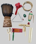 African Bongo Drum & Percussion Instruments