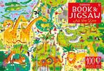 Puzzle, At the Zoo; Usborne Book & Jigsaw