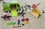 Horse Transporter & Riding Stables; Playmobil