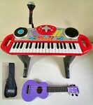 Electronic Keyboard & Mahalo Ukulele
