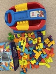 Mega Bloks with Pull Along Wagon (No Count)
