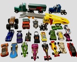 Trucks, Race Cars & More, (Mostly Hot Wheels & Matchbox)