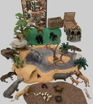 Animal Care Patrol at the Waterhole, Schleich