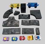 Magnetic Tiles Roads & Car Pack, Connetix