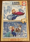 Puzzle, 2 x 50 Piece Wooden “Frozen”, Educa
