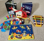 GRAB & GO BOX:  Space, Colours & Shapes