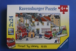 Puzzle, Busy Fire Brigade (Ravensburger). 2x24