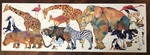 Puzzle, Animal Promenade Wooden Floor Puzzle