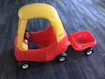 Cozy Coupe & Trailer, Little Tikes