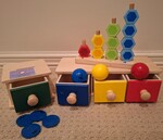 192: Montessori Drawers and Hape Counting  Stacker
