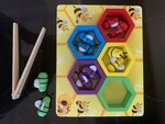 216: Bee Hive Colour Sorting Board, Montessori