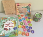 Family Fun Alphabet Questions & Alphabet Tracing