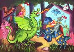 Puzzle, Knight & Dragon, Djeco