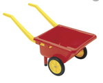 Wheel barrow red and yellow