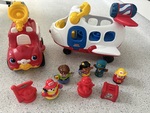 Fisher Price Plane & Fire Engine