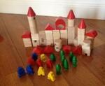 Wooden Town Building Blocks