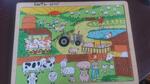 Farm wooden puzzle
