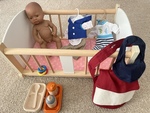 Cradle - Boy Doll and accessories 