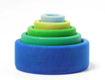 Grimm's Stacking Bowls Oceanblue