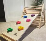 Jenjo Climba (Pikler) with rock climbing frame/slide