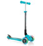 Globber Primo Lights 3 Wheel Scooter Light Blue