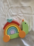 Rainbow Snail Stacker & Pull along